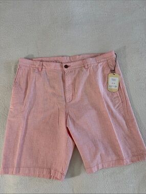 Tommy Bahama Men's Pink Linen-Blend Shorts